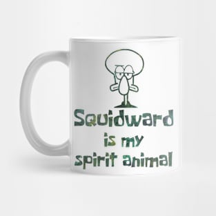 Squidward Spirit Animal Mug